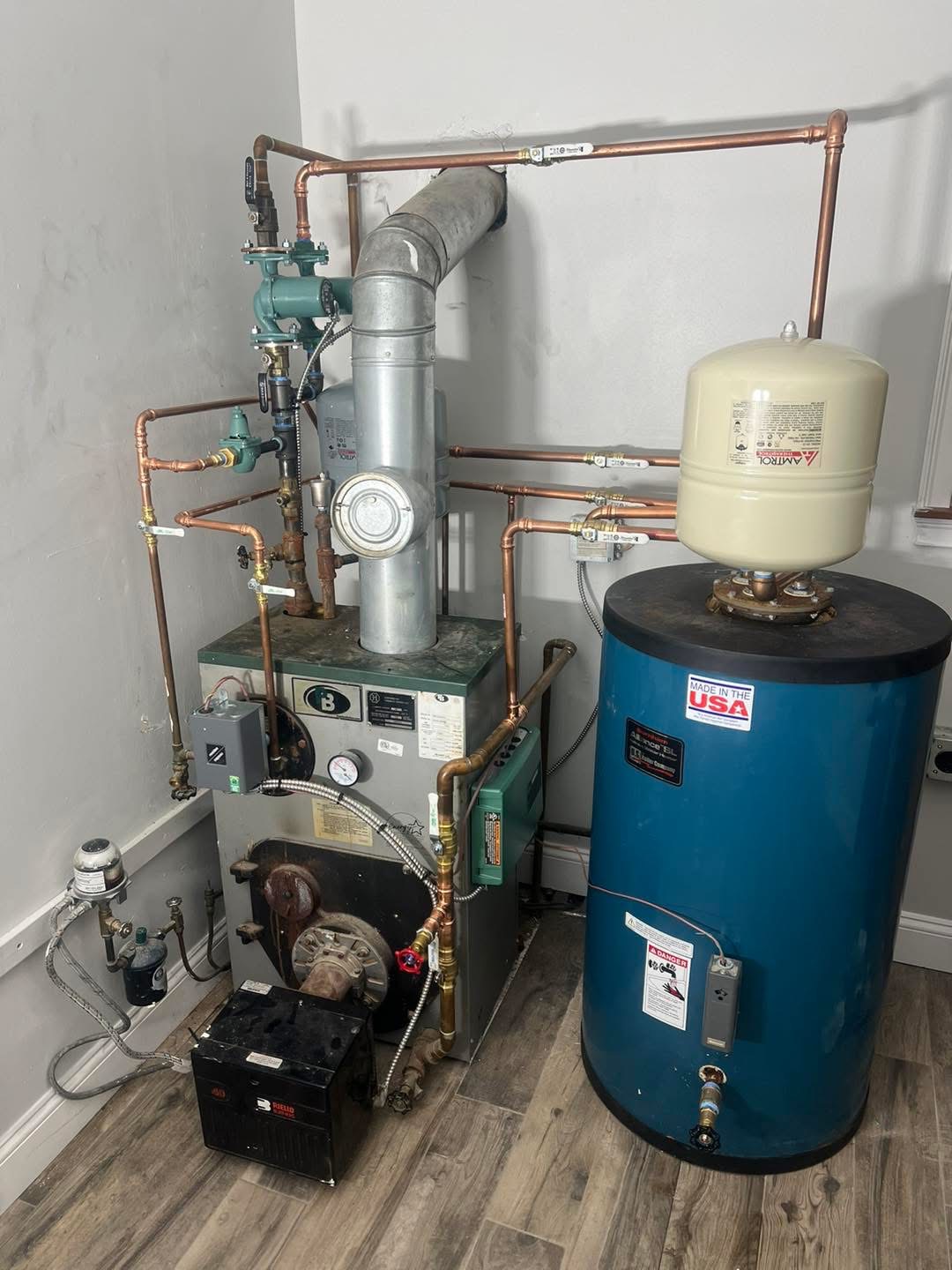Boiler-room repipe completed by Greentree Mechanical